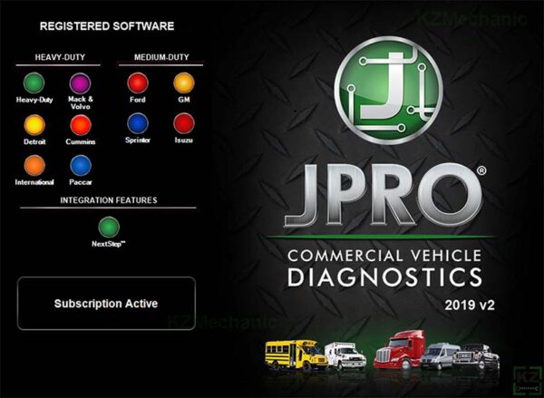 NOREGON JPRO Commercial Fleet Diagnostics 2019 v2 KG Unlock 0