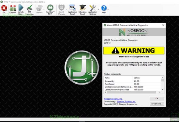 NOREGON JPRO Commercial Fleet Diagnostics 2019 v2 KG Unlock 1