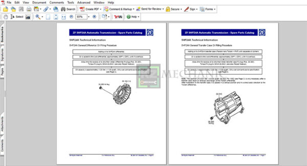 ZF Transmission All Models Full Set Of Manuals Collection 6