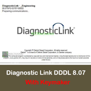 Detroit Diesel Diagnostic Link DDDL 8.07 + Keymaker Unlocked
