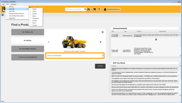 JCB Service Parts Pro SPP 2.00 02.20172