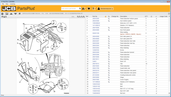 JCB Service Parts Pro SPP 2.00 02.20175