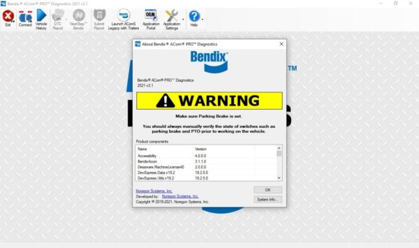 bendix acom error