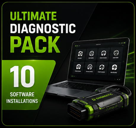 🔹 Ultimate Diagnostic Pack (10 Software Installation) 1 Heavy mechanical diagnostic software remote installation service for Caterpillar, Cummins, JCB, Perkins, Allison DOC, Detroit Diesel, Eaton Service Ranger.