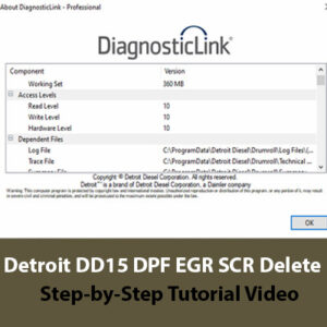 detroit dd15 dpf delete