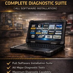 Get expert remote installation service for heavy mechanical diagnostic software including CAT ET, JPRO, Bendix ACom, Allison DOC, DDDL, Eaton Service Ranger, Perkins EST, JCB ServiceMaster, Cummins INSITE, Calterm, Nexiq eTechnician, and more. Fast, professional, multi-brand support for trucks, engines, and heavy equipment.