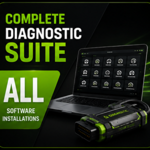 Heavy mechanical diagnostic software remote installation service for Caterpillar, Cummins, JCB, Perkins, Allison DOC, Detroit Diesel, Eaton Service Ranger.