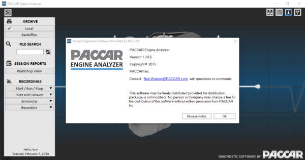 paccar engine analyzer download