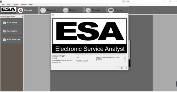 paccar esa software