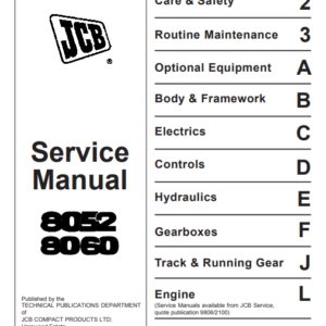 jcb 8060 service manual pdf