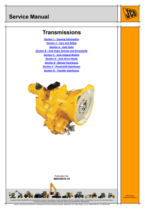 jcb drivetrain transmission