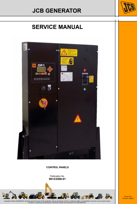 JCB Generator Control Panel Service Repair Manual