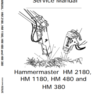 JCB Hammermaster HM2180 JCB Hammermaster HM1180 JCB Hammermaster HM480 JCB Hammermaster HM380
