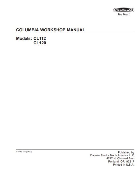 freightliner truck repair manual