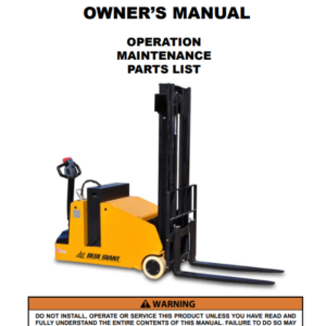 big joe cb22 service manual