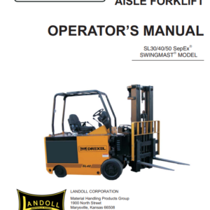 drexel forklift parts manual