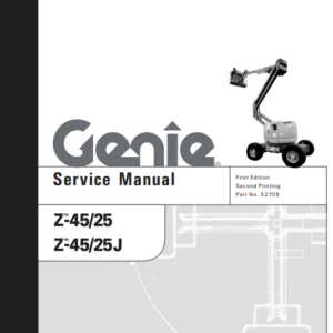 Genie Z-45/25 , Z-45/25J Articulating Boom Lift Service Repair Manual