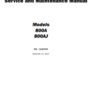 jlg service manuals