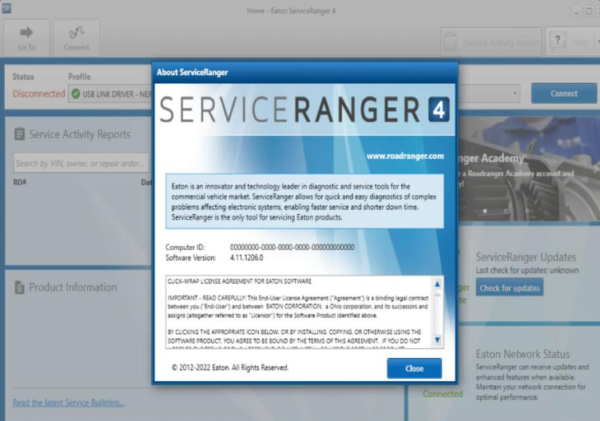 eaton service ranger 4.11