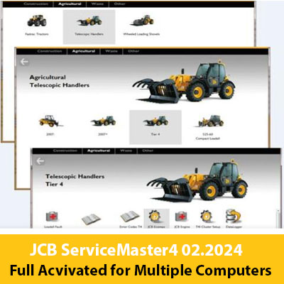 [2024] JCB ServiceMaster4 02.2024 V24.1.1 Diagnostic Software