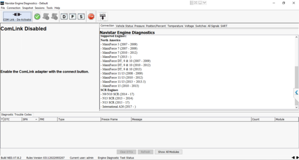 navistar ned password reset