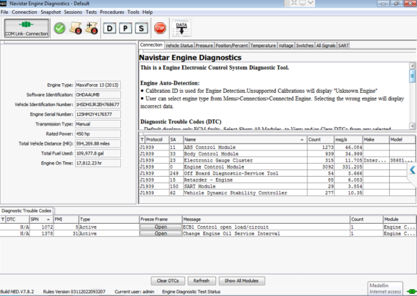 navistar ned software