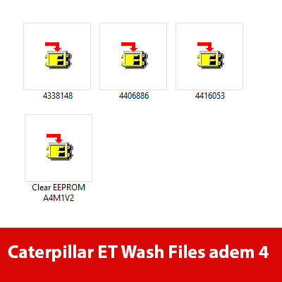 Caterpillar ET Wash Files adem 4
