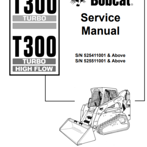 bobcat t300 service manual