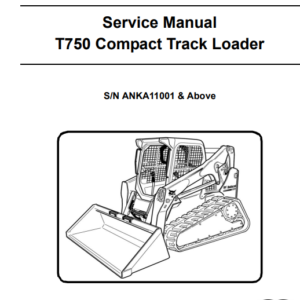 bobcat t750 service manual