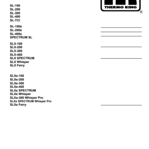 thermo king service manuals pdf download free download