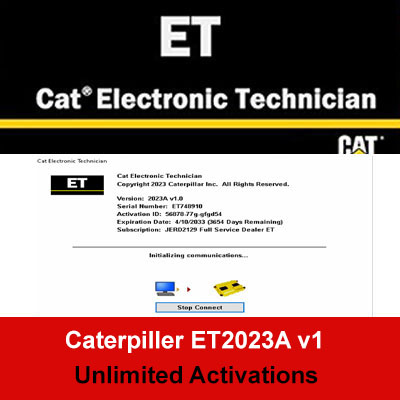 Caterpillar Electronic Technician 2023A [ UNLIMITED ACTIVATIONS ]