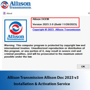 Allison DOC 2023 v3 Premium version with Gen 5 data files and programming, including data update for June 2024.