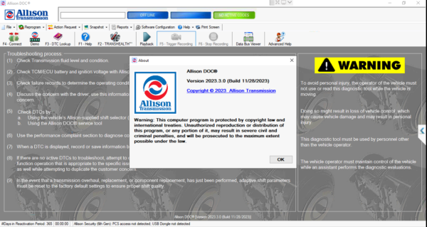 allison doc for pc service tool download