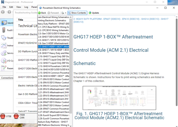 detroit diesel diagnostic link