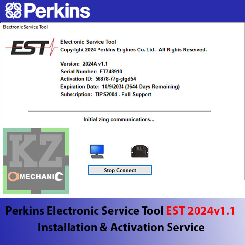 Perkins EST- Perkins Electronic Service Tool 2024A