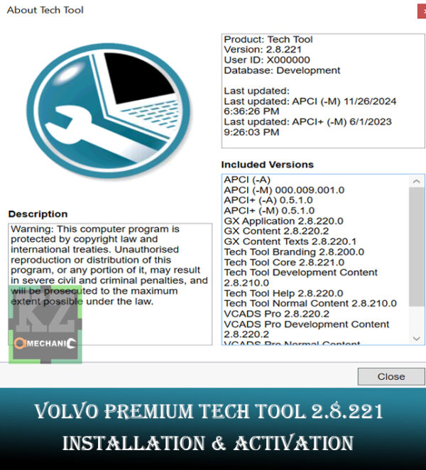 Professional installation service for VOLVO PREMIUM TECH TOOL 2.8, enhancing vehicle diagnostics and maintenance capabilities