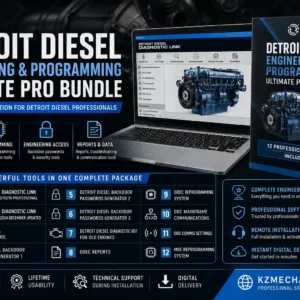 Complete Detroit Diesel engineering software package including DDDL 8.20 Professional