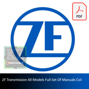 PDF document of ZF transmission service manual, featuring essential information for effective transmission maintenance.