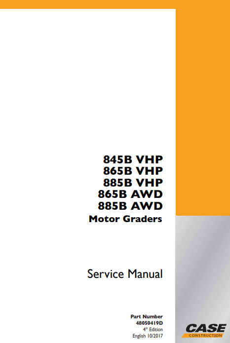 Case 845B, 865B, 885B Series Motor Grader Service Repair Manual 2 Case 845B, 865B, 885B Series Motor Grader Service Repair Manual - Image 2