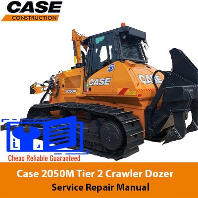 Service repair manual cover for case 2050m dozer