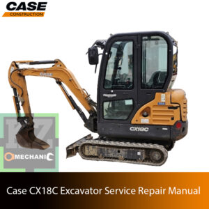 Service Repair Manual for Case CX18C Excavator