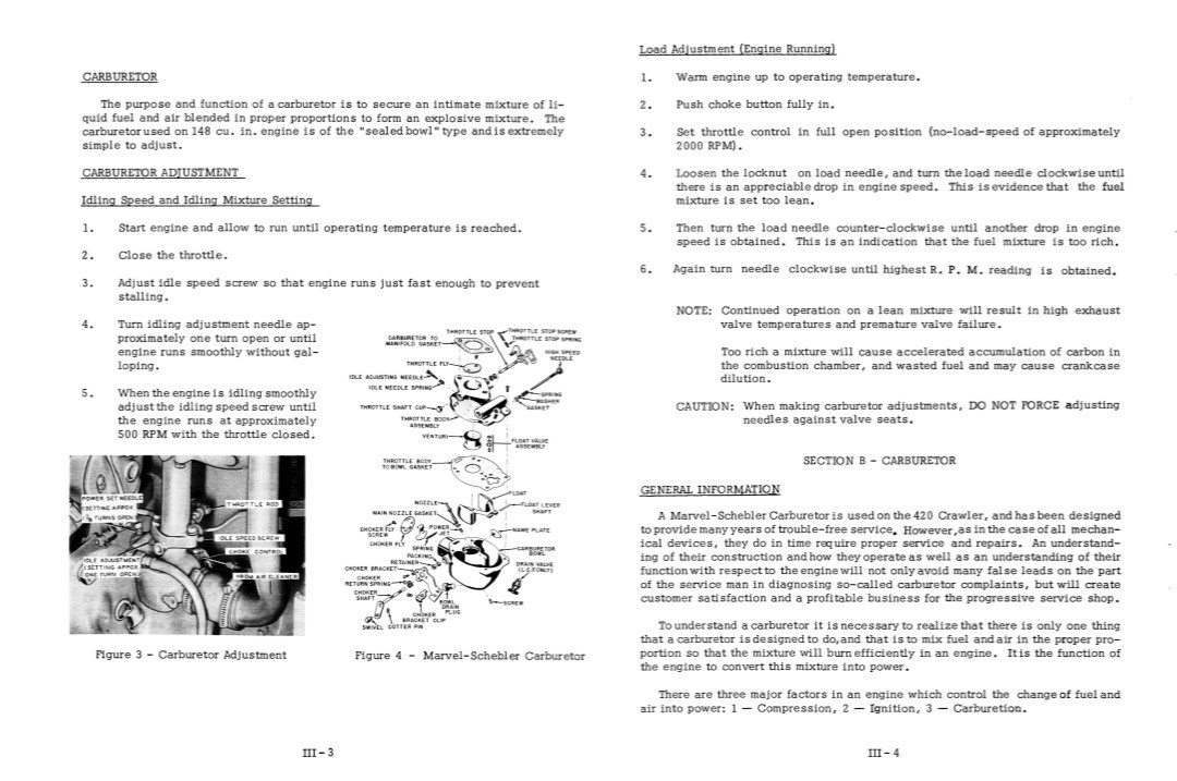 Case 420 Gasoline Crawler Service Repair Manual 4 Case 420 Gasoline Crawler Service Repair Manual - Image 4