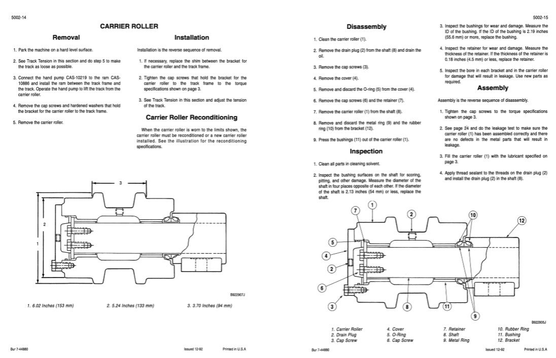 Case 9050B Excavator Service Repair Manual 6 Case 9050B Excavator Service Repair Manual - Image 6