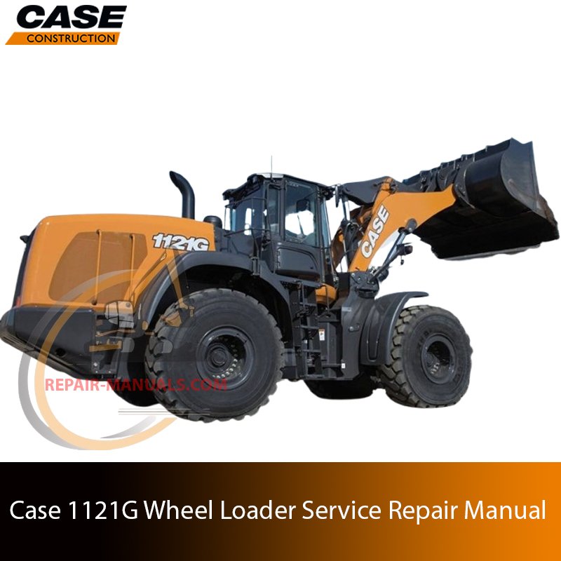 Service repair manual cover for Case 1021G Wheel Loader
