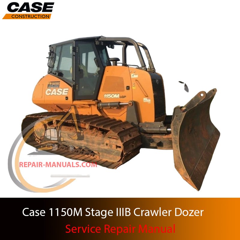 Service repair manual cover for Case 1150M Stage IIIB Dozer