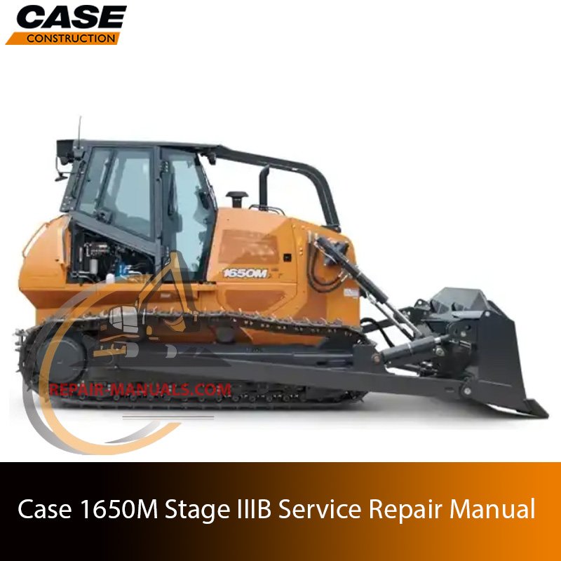 Cover of the service repair manual for Case 1650M Dozer