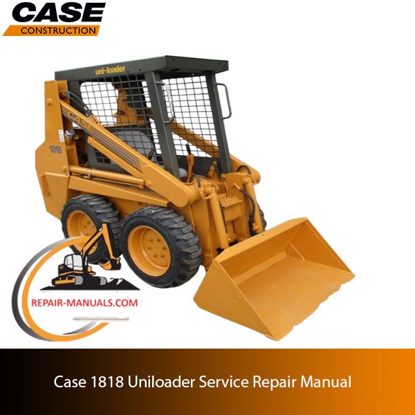 Case 1818 Uniloader service manual cover