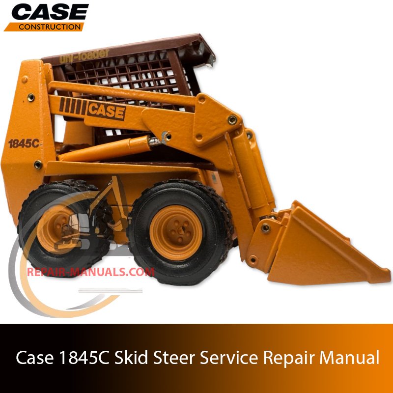 Service repair manual for Case 1845C Skid Steer