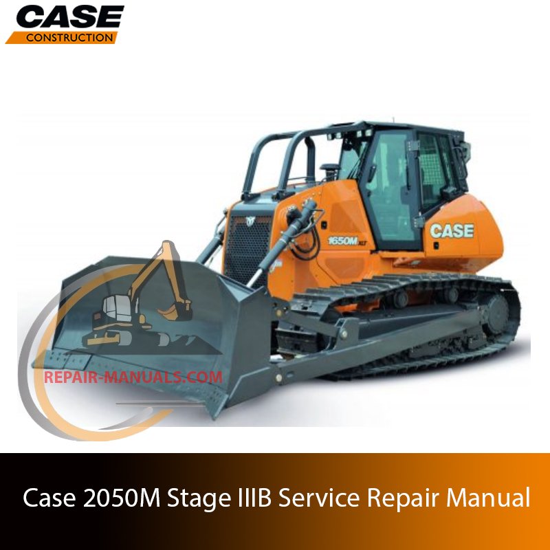 Service repair manual cover for case 2050m dozer