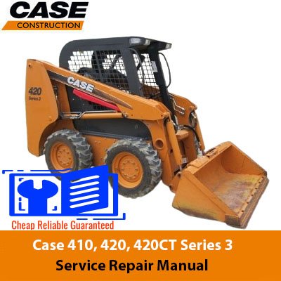 Comprehensive service manual for Case 410